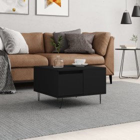 Black plywood coffee table 55x55x36.5 cm by vidaXL, Coffee table - Ref: Foro24-830757, Price: 53,97 €, Discount: %