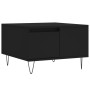 Black plywood coffee table 55x55x36.5 cm by vidaXL, Coffee table - Ref: Foro24-830757, Price: 53,87 €, Discount: %