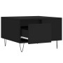 Black plywood coffee table 55x55x36.5 cm by vidaXL, Coffee table - Ref: Foro24-830757, Price: 53,87 €, Discount: %