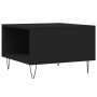 Black plywood coffee table 55x55x36.5 cm by vidaXL, Coffee table - Ref: Foro24-830757, Price: 53,87 €, Discount: %