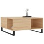 Mesa de centro madera contrachapada roble Sonoma 80x80x36,5 cm de vidaXL, Mesas de centro - Ref: Foro24-830791, Precio: 80,99...