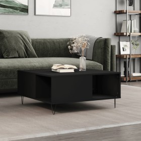 Black plywood coffee table 80x80x36.5 cm by vidaXL, Coffee table - Ref: Foro24-830781, Price: 87,99 €, Discount: %