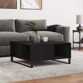 Black plywood coffee table 80x80x36.5 cm by vidaXL, Coffee table - Ref: Foro24-830789, Price: 94,99 €, Discount: %