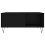 Black plywood coffee table 80x80x36.5 cm by vidaXL, Coffee table - Ref: Foro24-830781, Price: 87,95 €, Discount: %