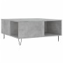 Mesa de centro madera contrachapada gris hormigón 80x80x36,5 cm de vidaXL, Mesas de centro - Ref: Foro24-830784, Precio: 68,4...