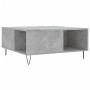 Mesa de centro madera contrachapada gris hormigón 80x80x36,5 cm de vidaXL, Mesas de centro - Ref: Foro24-830784, Precio: 68,4...