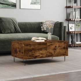 Smoked oak plywood coffee table 90x50x36.5 cm by vidaXL, Coffee table - Ref: Foro24-830809, Price: 48,09 €, Discount: %