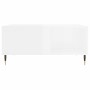 Glossy white plywood coffee table 80x80x36.5 cm by vidaXL, Coffee table - Ref: Foro24-830774, Price: 76,94 €, Discount: %