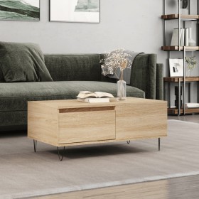 Sonoma oak plywood coffee table 90x50x36.5 cm by vidaXL, Coffee table - Ref: Foro24-830807, Price: 65,12 €, Discount: %