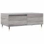 Mesa de centro madera contrachapada gris Sonoma 90x50x36,5 cm de vidaXL, Mesas de centro - Ref: Foro24-830802, Precio: 50,20 ...