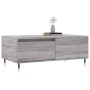 Sonoma gray plywood coffee table 90x50x36.5 cm by vidaXL, Coffee table - Ref: Foro24-830802, Price: 50,20 €, Discount: %