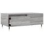 Sonoma gray plywood coffee table 90x50x36.5 cm by vidaXL, Coffee table - Ref: Foro24-830802, Price: 50,20 €, Discount: %