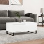 Couchtisch aus glänzend weißem Sperrholz, 90 x 50 x 36,5 cm von vidaXL, Couchtisch - Ref: Foro24-830814, Preis: 93,99 €, Raba...