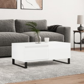 Couchtisch aus glänzend weißem Sperrholz, 90 x 50 x 36,5 cm von vidaXL, Couchtisch - Ref: Foro24-830814, Preis: 93,47 €, Raba...