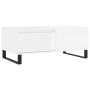 Glossy white plywood coffee table 90x50x36.5 cm by vidaXL, Coffee table - Ref: Foro24-830814, Price: 93,99 €, Discount: %