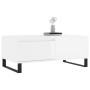 Glossy white plywood coffee table 90x50x36.5 cm by vidaXL, Coffee table - Ref: Foro24-830814, Price: 93,99 €, Discount: %