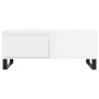 Glossy white plywood coffee table 90x50x36.5 cm by vidaXL, Coffee table - Ref: Foro24-830814, Price: 93,99 €, Discount: %