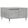 Mesa de centro madera contrachapada gris hormigón 55x55x36,5 cm de vidaXL, Mesas de centro - Ref: Foro24-830752, Precio: 53,6...