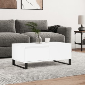 Mesa de centro madera contrachapada blanco 90x50x36,5 cm de vidaXL, Mesas de centro - Ref: Foro24-830812, Precio: 87,99 €, De...