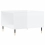 Mesa de centro madera contrachapada blanco brillo 55x55x36,5 cm de vidaXL, Mesas de centro - Ref: Foro24-830750, Precio: 58,9...