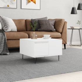 Couchtisch aus weißem Sperrholz, 55 x 55 x 36,5 cm von vidaXL, Couchtisch - Ref: Foro24-830756, Preis: 53,99 €, Rabatt: %