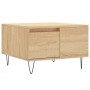 Sonoma oak plywood coffee table 55x55x36.5 cm by vidaXL, Coffee table - Ref: Foro24-830759, Price: 52,99 €, Discount: %