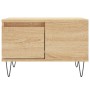 Sonoma oak plywood coffee table 55x55x36.5 cm by vidaXL, Coffee table - Ref: Foro24-830759, Price: 52,99 €, Discount: %