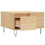 Sonoma oak plywood coffee table 55x55x36.5 cm by vidaXL, Coffee table - Ref: Foro24-830759, Price: 52,99 €, Discount: %