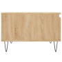 Sonoma oak plywood coffee table 55x55x36.5 cm by vidaXL, Coffee table - Ref: Foro24-830759, Price: 52,99 €, Discount: %