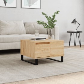 Sonoma oak plywood coffee table 55x55x36.5 cm by vidaXL, Coffee table - Ref: Foro24-830767, Price: 58,99 €, Discount: %