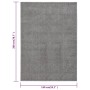 Alfombra de pelo corto gris 140x200 cm de vidaXL, Alfombras - Ref: Foro24-340316, Precio: 66,65 €, Descuento: %