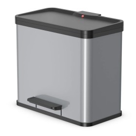 Hailo Pedal trash can Oko Trio Plus size L silver 3x9 l 0633-220 by Hailo, Garbage cans and trash cans - Ref: Foro24-415434, ...