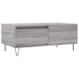 Mesa de centro madera contrachapada gris Sonoma 90x50x36,5 cm de vidaXL, Mesas de centro - Ref: Foro24-830810, Precio: 66,94 ...