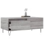 Mesa de centro madera contrachapada gris Sonoma 90x50x36,5 cm de vidaXL, Mesas de centro - Ref: Foro24-830810, Precio: 66,94 ...