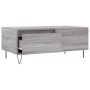 Mesa de centro madera contrachapada gris Sonoma 90x50x36,5 cm de vidaXL, Mesas de centro - Ref: Foro24-830810, Precio: 66,94 ...