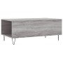 Mesa de centro madera contrachapada gris Sonoma 90x50x36,5 cm de vidaXL, Mesas de centro - Ref: Foro24-830810, Precio: 66,94 ...