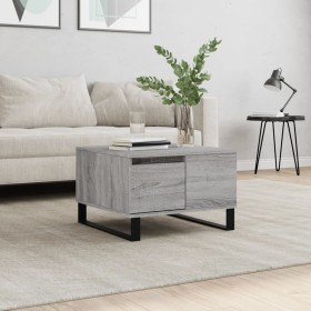 Sonoma Couchtisch aus grauem Sperrholz 55x55x36,5 cm von vidaXL, Couchtisch - Ref: Foro24-830770, Preis: 60,99 €, Rabatt: %