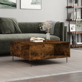 Smoked oak plywood coffee table 80x80x36.5 cm by vidaXL, Coffee table - Ref: Foro24-830785, Price: 68,99 €, Discount: %