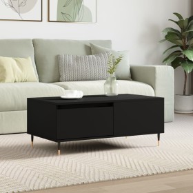 Mesa de centro madera contrachapada negro 90x50x36,5 cm de vidaXL, Mesas de centro - Ref: Foro24-830797, Precio: 67,97 €, Des...