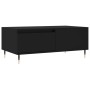 Black plywood coffee table 90x50x36.5 cm by vidaXL, Coffee table - Ref: Foro24-830797, Price: 67,97 €, Discount: %