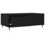 Black plywood coffee table 90x50x36.5 cm by vidaXL, Coffee table - Ref: Foro24-830797, Price: 67,97 €, Discount: %