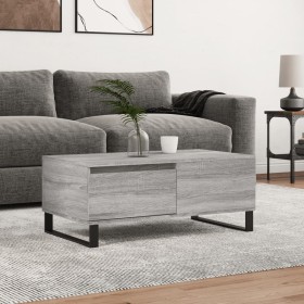 Sonoma-Couchtisch aus grauem Sperrholz, 90 x 50 x 36,5 cm von vidaXL, Couchtisch - Ref: Foro24-830818, Preis: 52,99 €, Rabatt: %