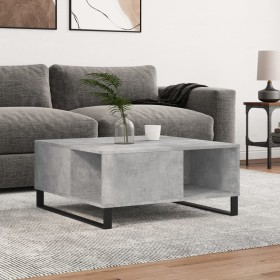 Concrete gray plywood coffee table 80x80x36.5 cm by vidaXL, Coffee table - Ref: Foro24-830792, Price: 59,99 €, Discount: %