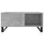 Mesa de centro madera contrachapada gris hormigón 80x80x36,5 cm de vidaXL, Mesas de centro - Ref: Foro24-830792, Precio: 59,8...