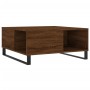 Brown oak plywood coffee table 80x80x36.5 cm by vidaXL, Coffee table - Ref: Foro24-830795, Price: 103,31 €, Discount: %