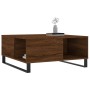 Brown oak plywood coffee table 80x80x36.5 cm by vidaXL, Coffee table - Ref: Foro24-830795, Price: 103,31 €, Discount: %