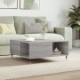 Sonoma gray plywood coffee table 80x80x36.5 cm by vidaXL, Coffee table - Ref: Foro24-830778, Price: 72,09 €, Discount: %