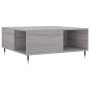 Mesa de centro madera contrachapada gris Sonoma 80x80x36,5 cm de vidaXL, Mesas de centro - Ref: Foro24-830778, Precio: 72,99 ...