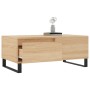 Mesa de centro madera contrachapada roble Sonoma 90x50x36,5 cm de vidaXL, Mesas de centro - Ref: Foro24-830815, Precio: 72,90...