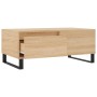 Mesa de centro madera contrachapada roble Sonoma 90x50x36,5 cm de vidaXL, Mesas de centro - Ref: Foro24-830815, Precio: 72,90...